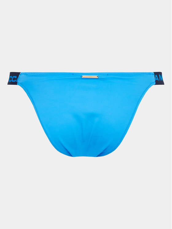 Stella McCartney Stella McCartney Dół od bikini Logo Classic S7B001890.45612 Błękitny