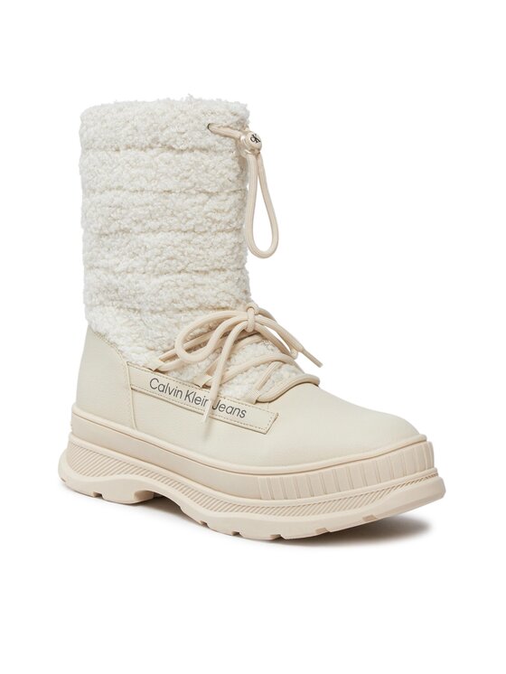 Cizme de zăpadă Calvin Klein Jeans V3A5-80712-1633 S Ivory 101