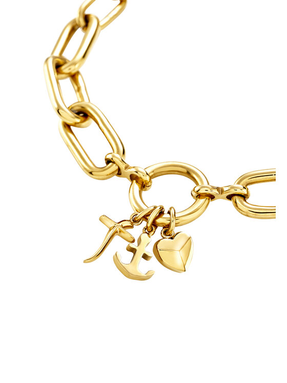 Breil Breil Bransoletka LOVE TIES Złoty