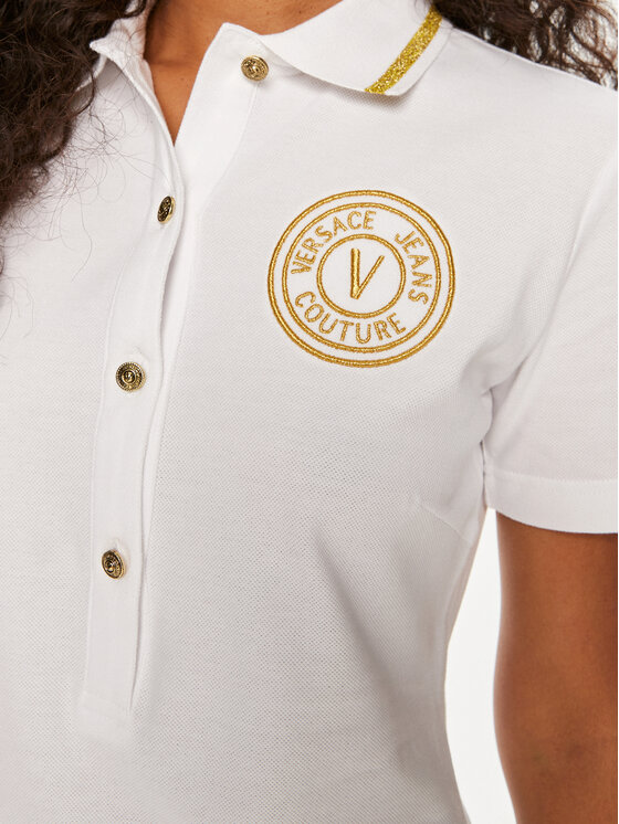 Versace Jeans Couture Versace Jeans Couture Igapäevane kleit 76HAOT03 Valge Regular Fit