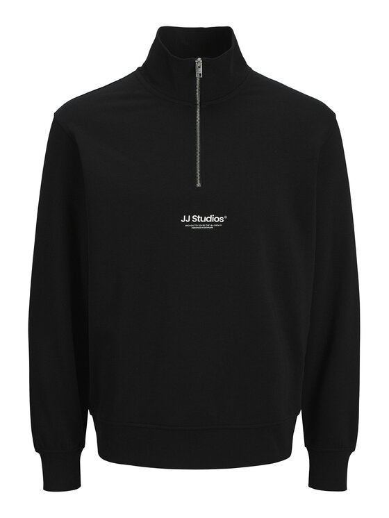 Jack&Jones Jack&Jones Džemperis ar kapuci Soho 12278793 Melns Relaxed Fit