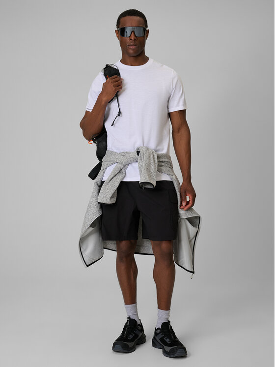 4F 4F Szorty sportowe TREKKING Czarny Regular Fit