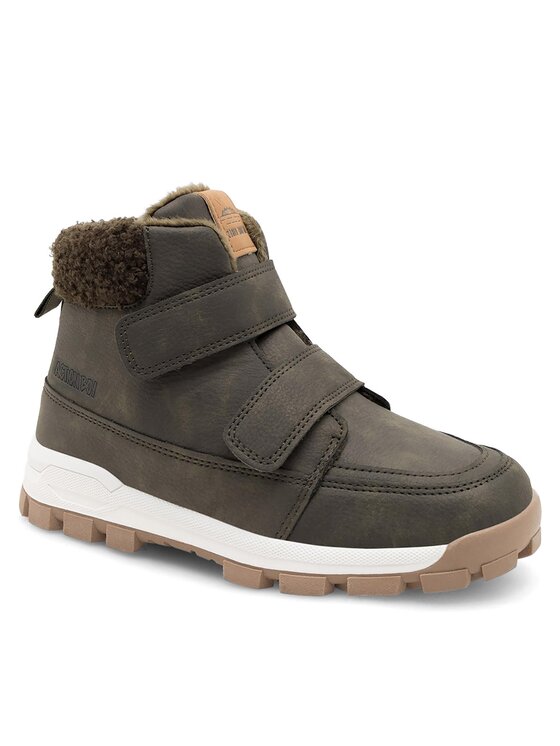 Action Boy Action Boy Schnürschuhe AVO-TM9090-003(IV)CH Khakifarben