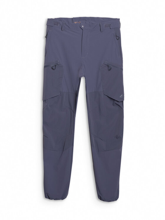 4F 4F Spodnie outdoor HALNY Szary ciemny Regular Fit
