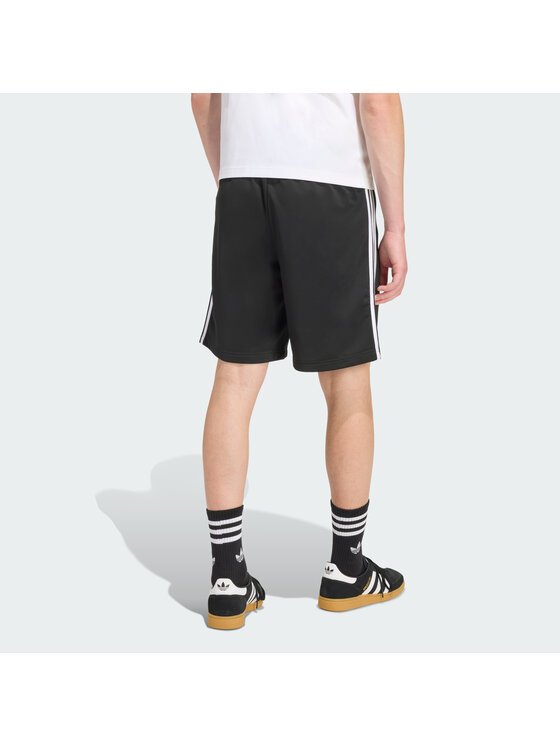 adidas adidas Szorty materiałowe Firebird Czarny Regular Fit