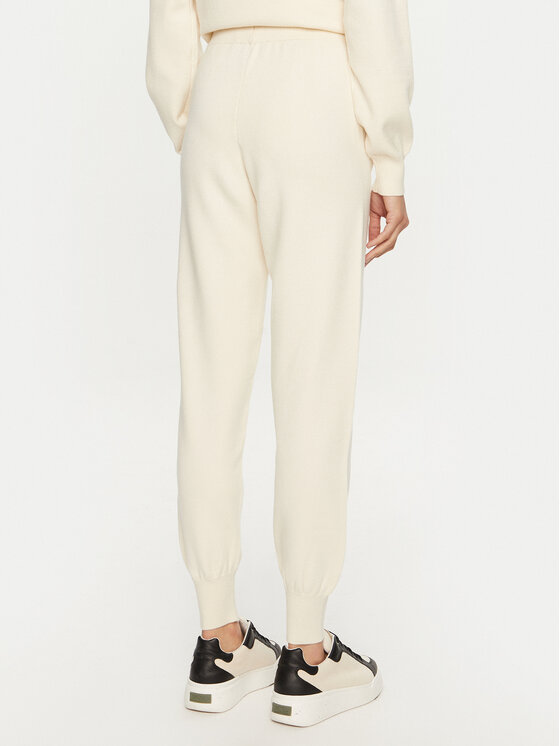 REPLAY REPLAY Spodnie dresowe DK3302.000.G23372 Écru Regular Fit