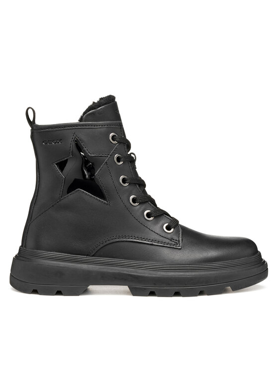 Geox Geox Polokozačky J Kiddartah J56MGG 08566 C9999 D Černá