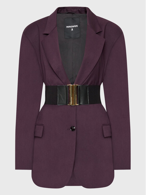 Patrizia Pepe Patrizia Pepe Giacca da abito 8S0442/A106-M424 Viola Oversize
