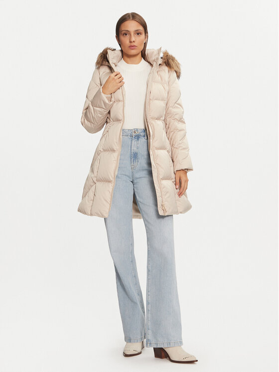 Guess Guess Daunenjacke New Olga W4BL40 WEX52 Beige Regular Fit