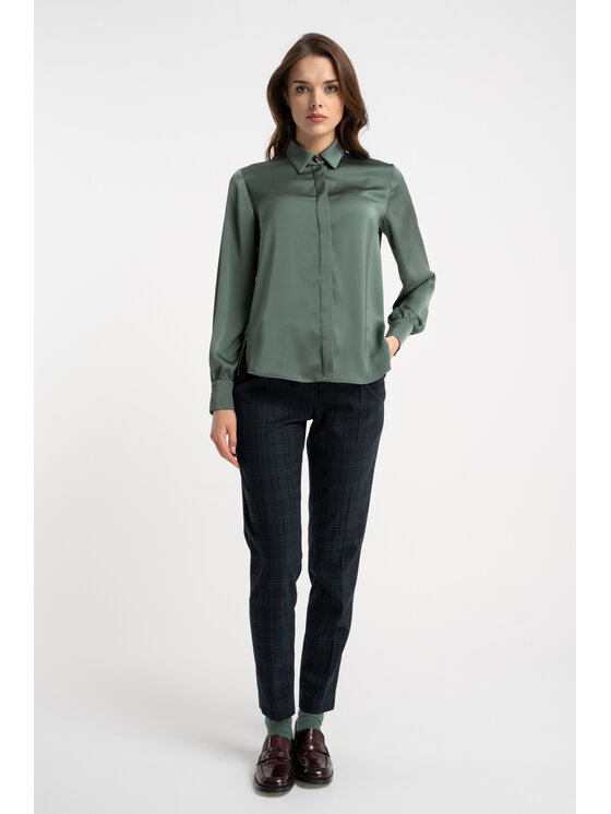 CLICK CLICK Πουκάμισο 10-6952 Πράσινο Regular Fit