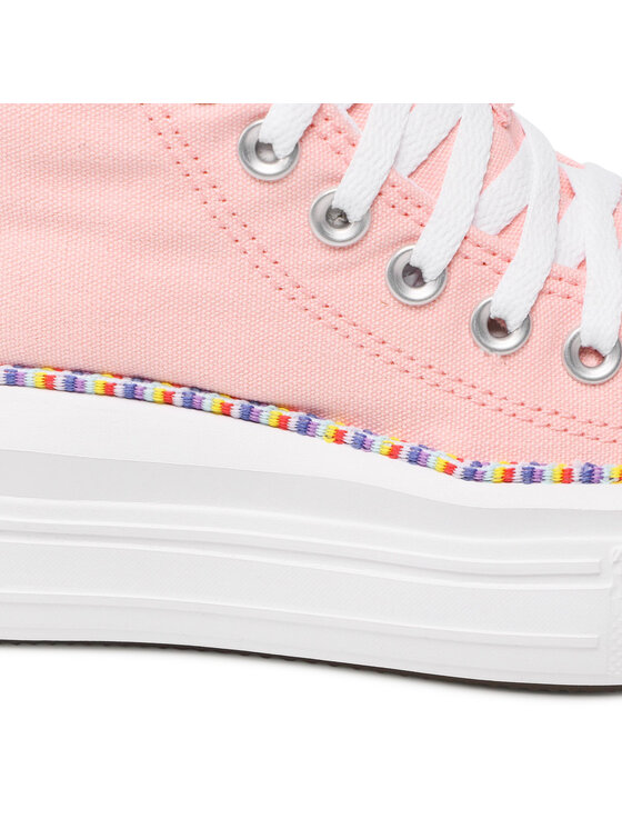 Converse Converse Trampki Chuck Taylor All Star Move Hi 272853C Różowy