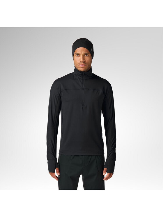 Rossignol Rossignol Bluza techniczna M Half Zip First Layer Czarny Slim Fit