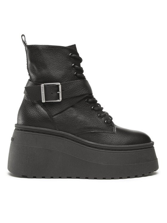 Steve Madden Steve Madden Gležnjarji Pinaco SM11002063-03001-017 Črna