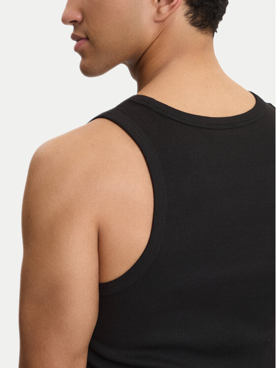 Calvin Klein Jeans Calvin Klein Jeans Tank top Terry LV04RF272G Czarny Regular Fit