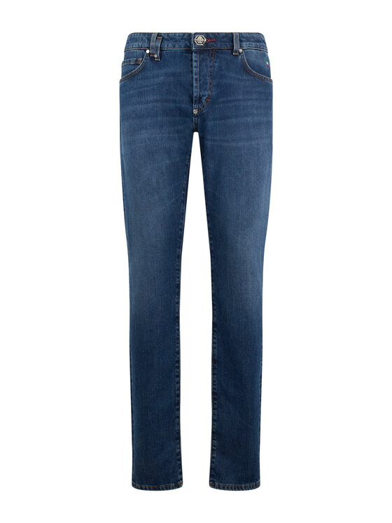 PHILIPP PLEIN PHILIPP PLEIN Jeansy 30026 Niebieski Straight Fit
