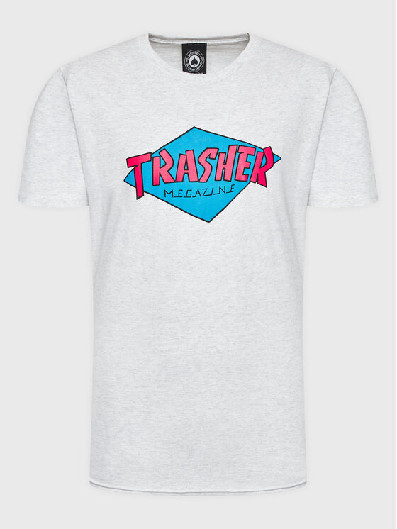 Thrasher Thrasher T-shirt Trasher Siva Regular Fit