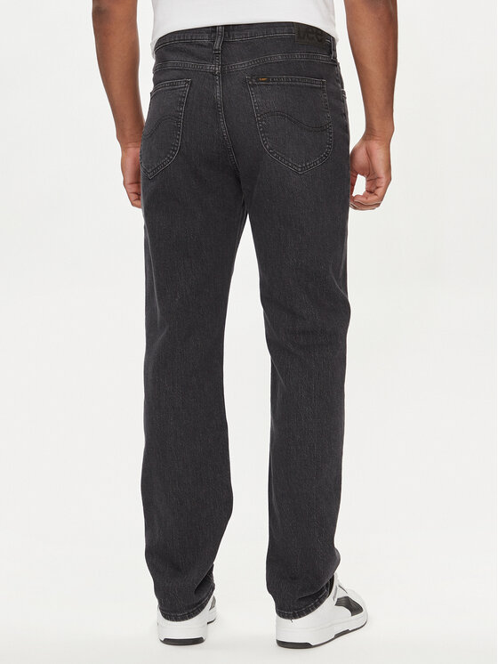 Lee Lee Jeansy West 112322201 Czarny Straight Fit