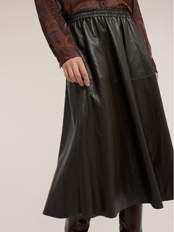 Motivi Motivi Spódnica maxi 1017W000742N032 Brązowy Flared Fit