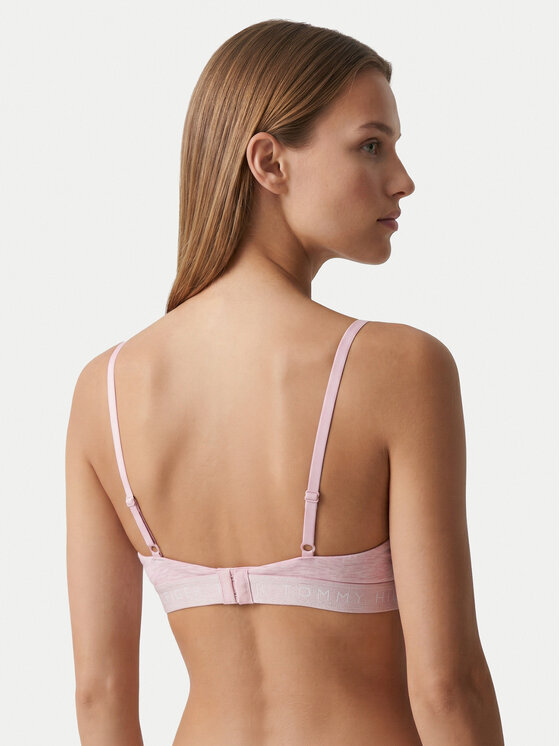 Tommy Hilfiger Tommy Hilfiger Podprsenka Bralette UW0UW06040 Světle růžová
