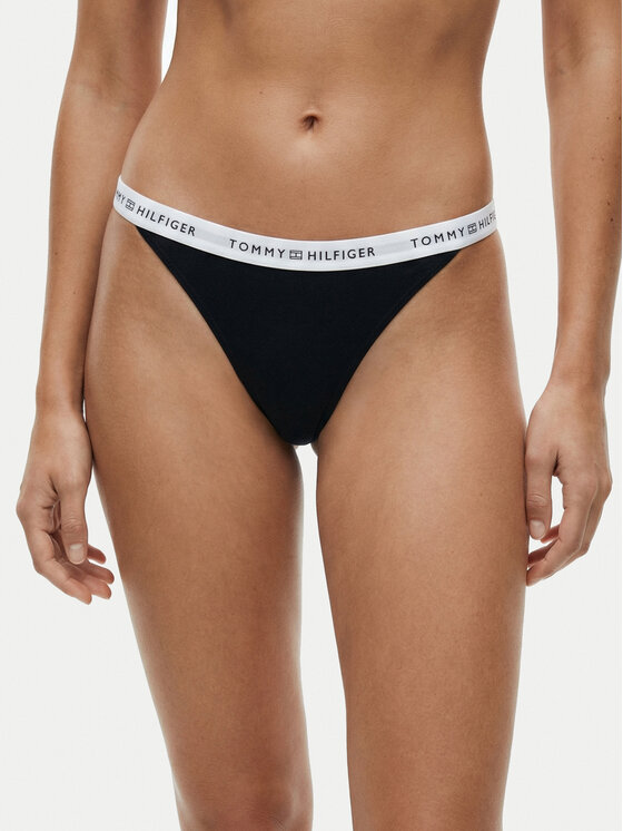Tommy Hilfiger Tommy Hilfiger Στρίνγκ UW0UW06228 Μαύρο