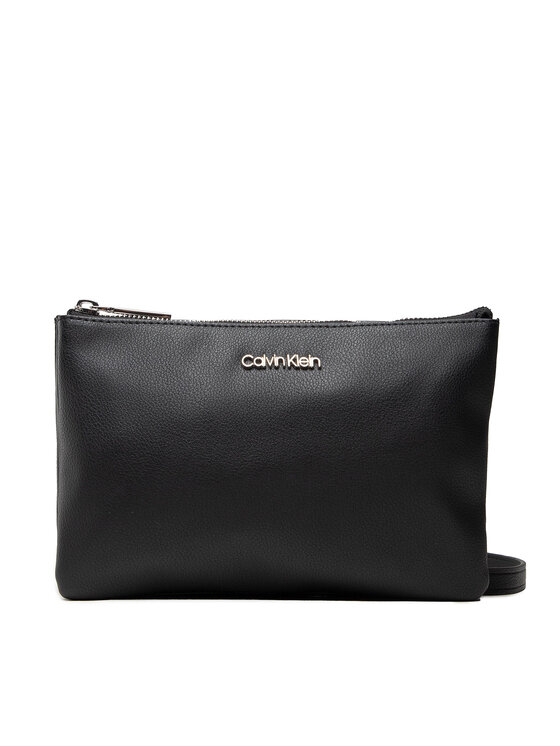 Calvin Klein Calvin Klein Handtasche Ck Must Ew Dbl Cpt Xbody K60K608409 Schwarz