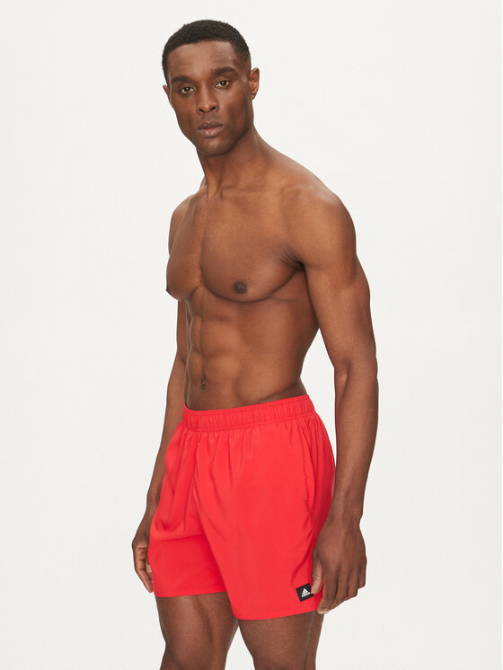 adidas adidas Pantaloni scurți pentru înot Solid CLX JC9919 Roșu Regular Fit