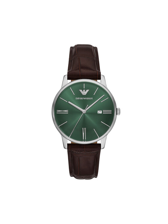 Emporio Armani Emporio Armani Ročna ura Minimalist AR11672 Rjava