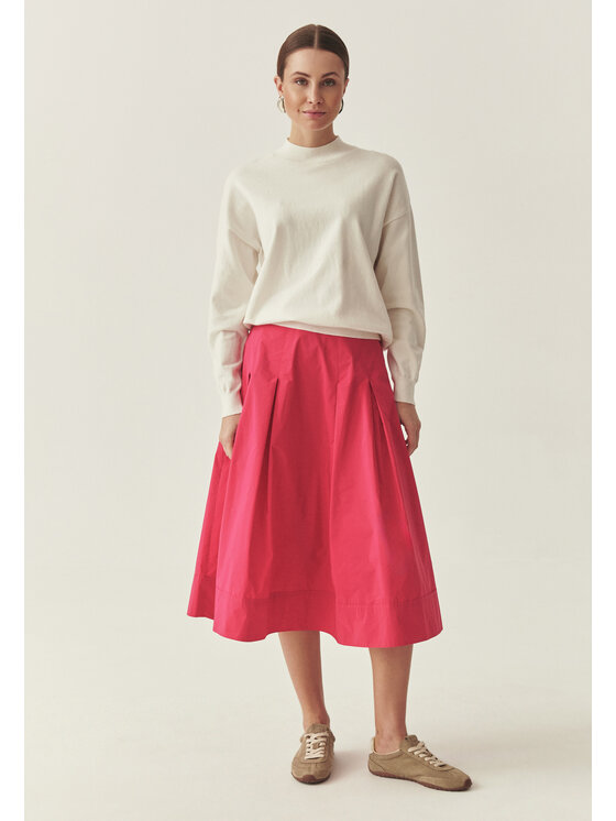 TATUUM Tatuum Midi sukně TAFTIKO 1 Růžová Flare Fit