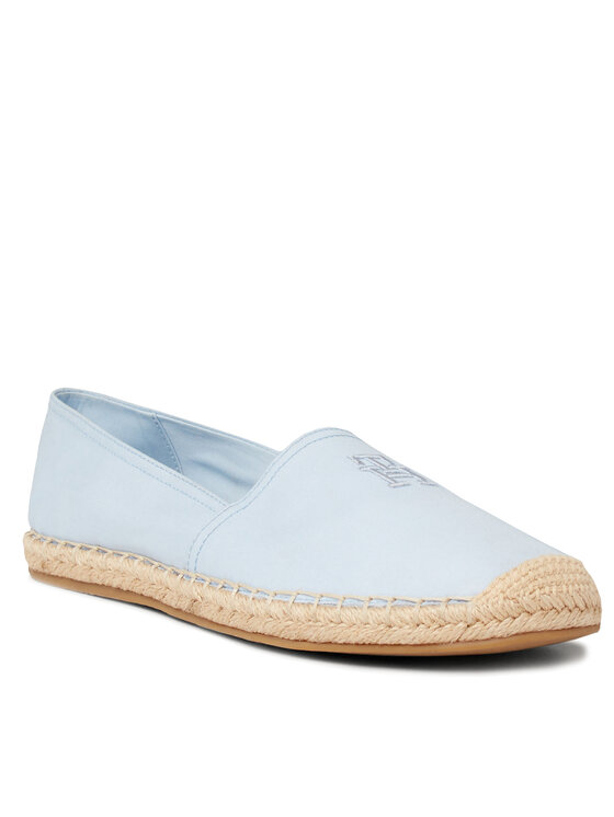 Tommy Hilfiger Tommy Hilfiger Espadrilky Embroidered Flat Espadrille FW0FW07721 Modrá