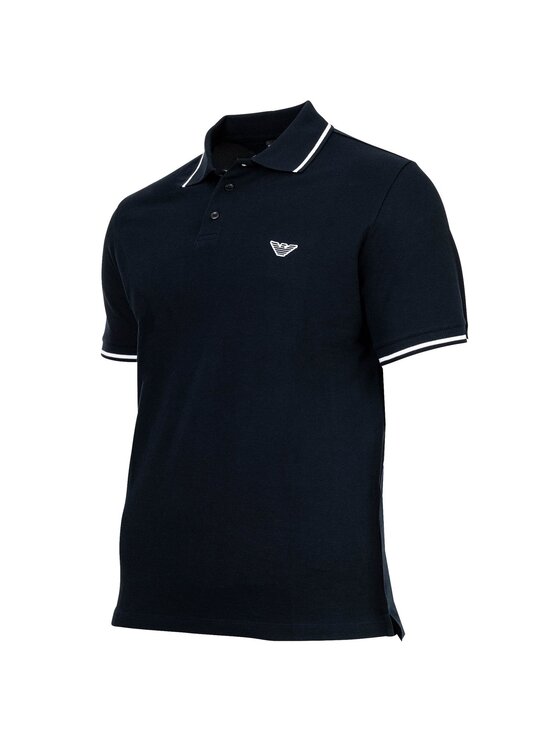 Emporio Armani Emporio Armani Polo 31694 Niebieski Comfort Fit