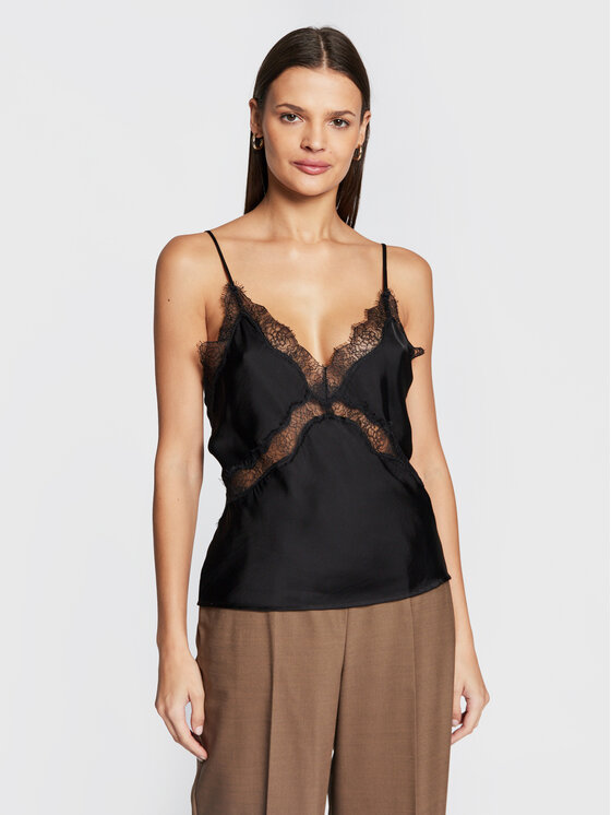 Birgitte Herskind Top Jonna 4642370 Negru Regular Fit 4642370 imagine noua