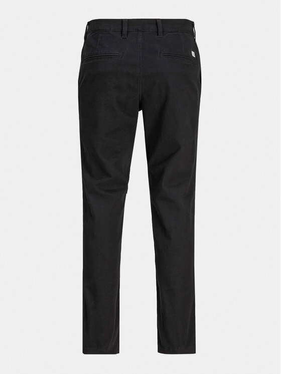 Jack&Jones Jack&Jones Chinos kelnes Dave 12212930 Juoda Regular Fit