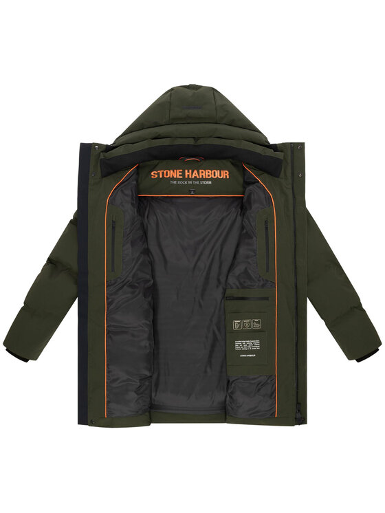Stone Harbour Stone Harbour Kurtka zimowa Darianoo Zielony Regular Fit