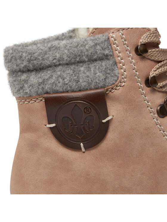Rieker Rieker Trapper stila apavi Y9430-32 Rozā