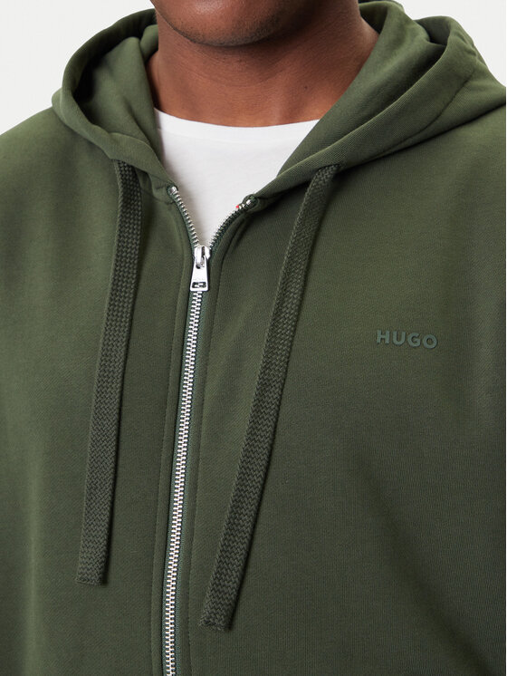 HUGO HUGO Bluză Dapozip 50548651 Verde Relaxed Fit