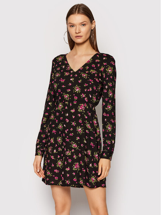 Vero Moda Rochie de zi Anna 10258172 Negru Regular Fit