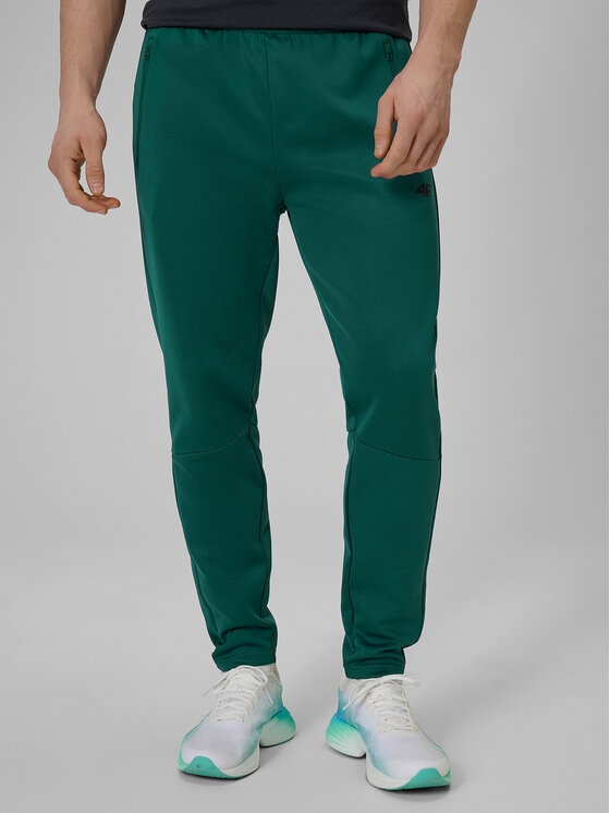 4F 4F Spodnie dresowe MULTI ACTIVE Zielony Regular Fit