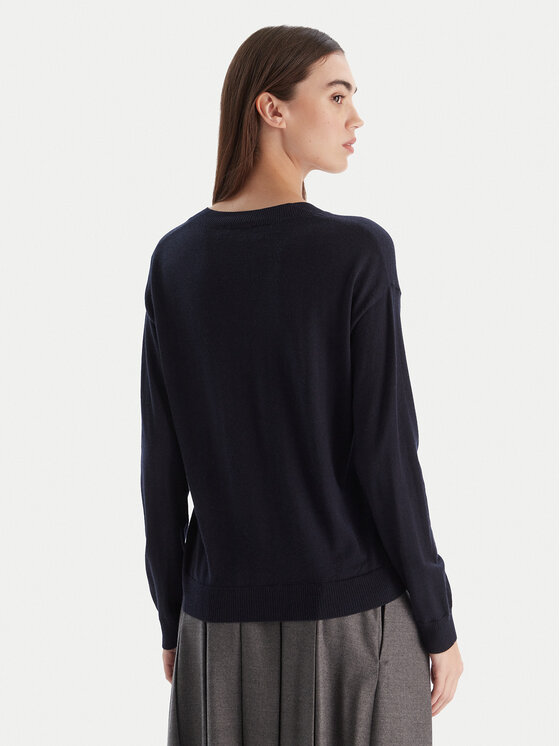 Weekend Max Mara Weekend Max Mara Svetr Fiocchi 2525366042 Tmavomodrá Regular Fit