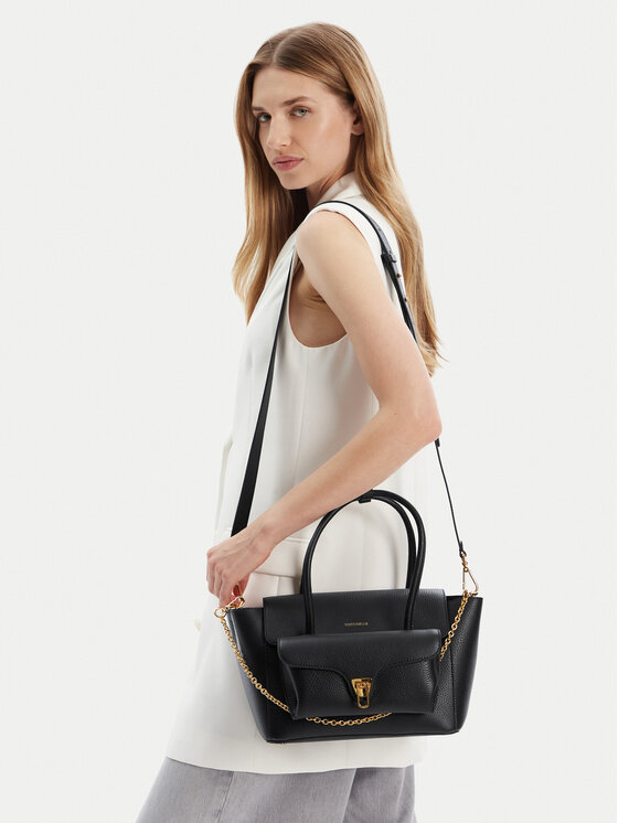 Coccinelle Coccinelle Geantă T8A Coccinelledouble Beat E1 T8A 18 02 01 Negru