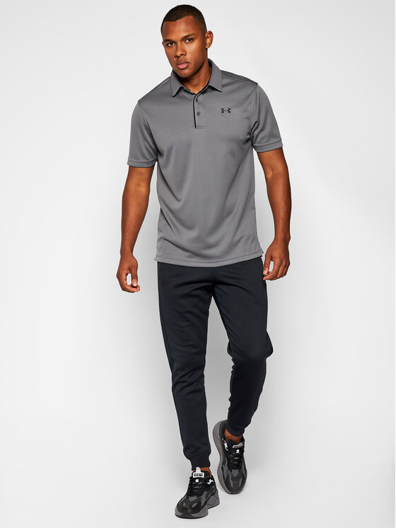 Under Armour Under Armour Polo Ua Tech 1290140 Szary Loose Fit