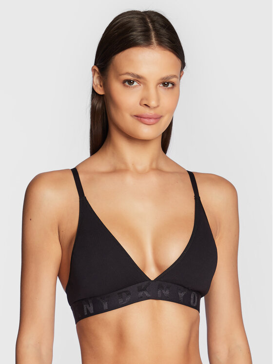 DKNY Trikotni nedrček DK4026 Črna
