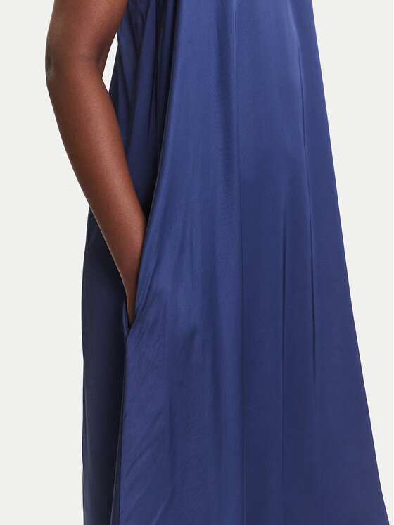 Fracomina Fracomina Rochie de vară FS25SD3005W64101 Bleumarin Relaxed Fit