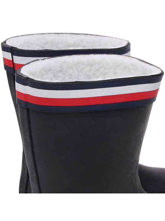 Tommy Hilfiger Tommy Hilfiger Гумові чоботи Rain Boot T3X6-32550-0801800 M Чорний