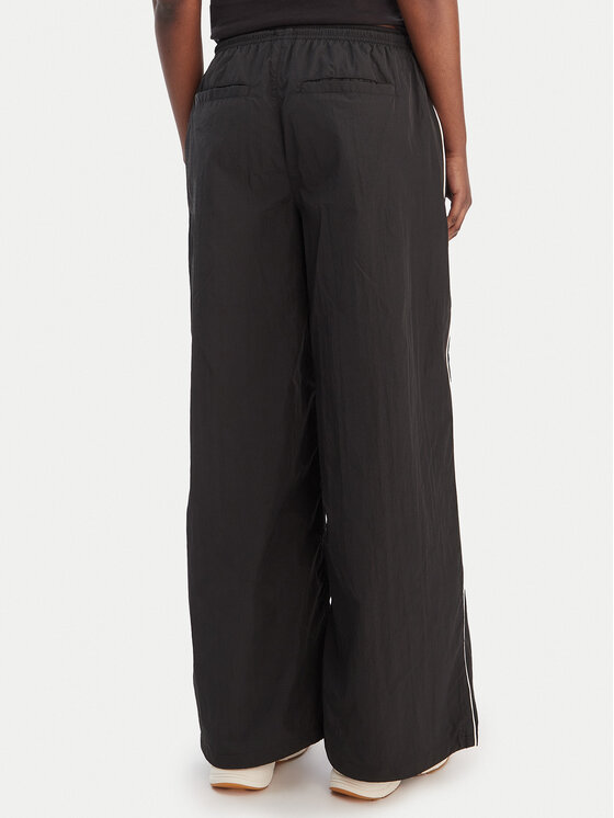 Tommy Jeans Tommy Jeans Παντελόνι υφασμάτινο DW0DW22289 Μαύρο Wide Leg