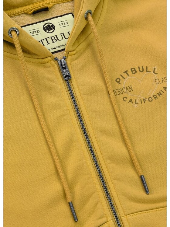 PITBULL PITBULL Bluza MANZANITA HEART Żółty Regular Fit