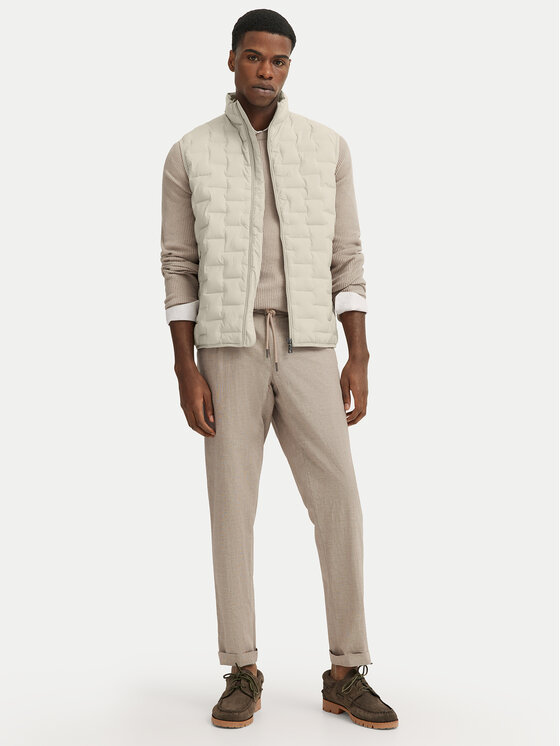 Bugatti Bugatti Gilet 8800-75148C Écru Regular Fit