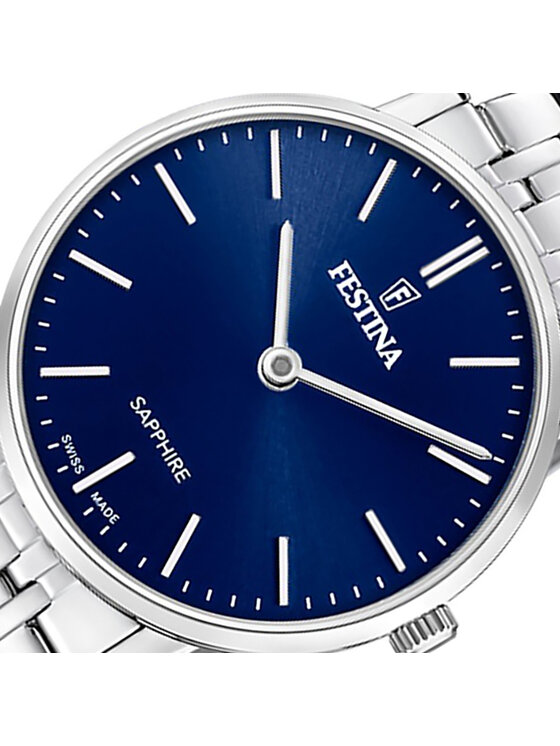 Festina Festina Ρολόι F20047-3 Ασημί