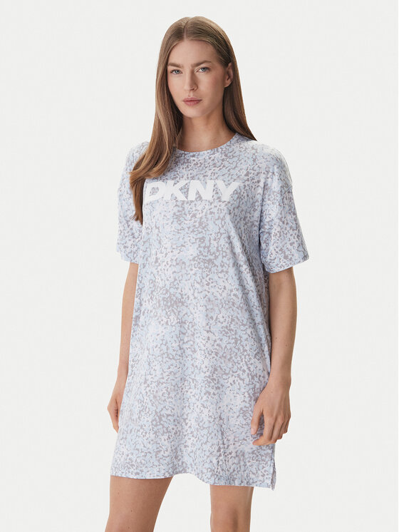 DKNY DKNY Noční košile YI30093 Modrá Regular Fit