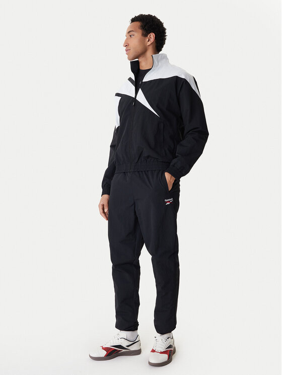 Reebok Reebok Spodnji del trenirke Barrett RK25552CCM Črna Regular Fit