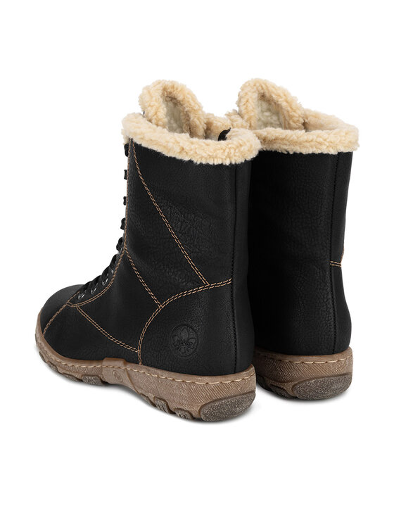 Rieker Rieker Botine Z0102-00 Negru